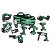 Hitachi KC18DY9L 18-Volt Lithium Ion 9-Tool Combo Kit