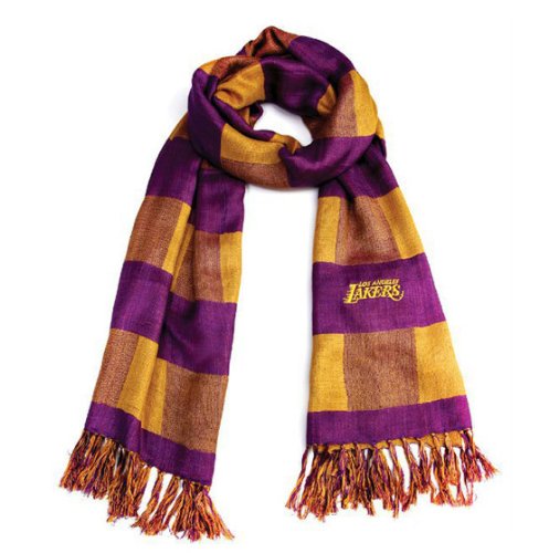 NBA Los Angeles Lakers  Scarf (Purple/Gold) at Amazon.com