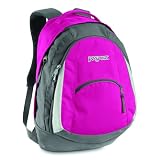 JanSport Trinity Core Series Backpack, New Hot Pink/New Storm Grey/Optimus Grey