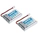 2Pcs Original JJRC H20 RC Hexacopter Part H20-04 3.7V 150mAh 30C Li-po Battery