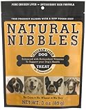 Natural Nibbles Chicken Liver Dog Treat, 3-Ounce Resealable Bags (Pack of 2)