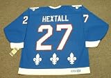 RON HEXTALL Quebec Nordiques 1992 CCM Vintage Throwback Away Hockey Jersey