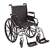 Invacare IVC Tracer EX2 Wheelchair w/Legrest- BLUE 20in Seat Width