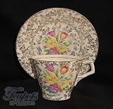Hollinshead & Kirkham Old English Sampler Antique Teacup