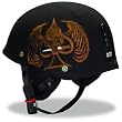 Bell Drifter Combat Black and Brown Embroidered Half Helmet - Size : Medium