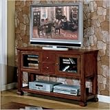 Cambridge 52" TV Stand in Chestnut Finish