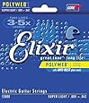Elixir&reg; Strings Electric Guitar Strings with POLYWEB&reg; Coating, Super Light (.009-.042)