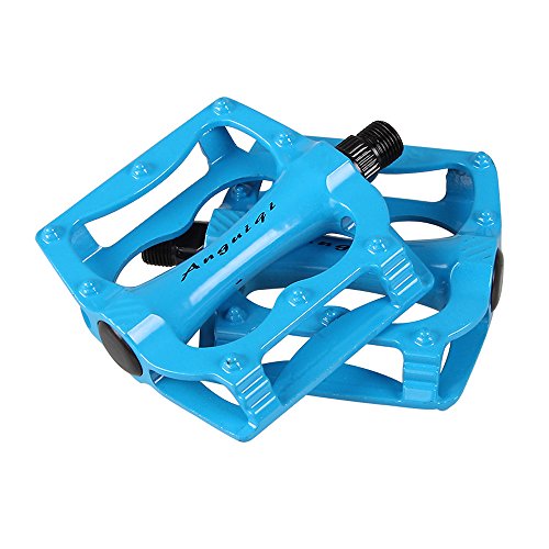 Antiskid Lightweight Aluminum Blue Bike Pedals For MTB Road BMX