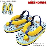 MIKIHOUSE(ミキハウス)リンリン くまさんジャパニーズサンダル［浴衣・甚平用］ 14cm(13-14cm),ブルー