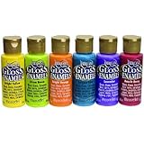 DecoArt DASK267 Americana Gloss Enamels Trend Sample Pack