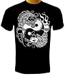 Ying Yang T-shirt, Koi T-shirt, Old School Vintage Tattoo T-shirt