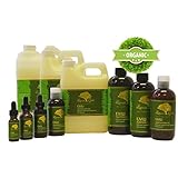 Emu Oil 100% Pure Organic Moisturizing Oil For Face Skin Hair Growth Stretch Marks And More Fully Refined 2.2 Oz Glass Amber Bottle with Glass Dropper