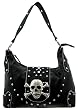 Black Western Rhinestone Skull Buckle Handbag Purse Black Western Rhinestone Skull Buckle Handbag Purse