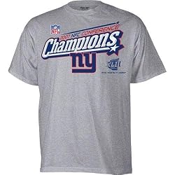 New York Giants 2007 NFC Champions Official Locker Room T-Shirt
