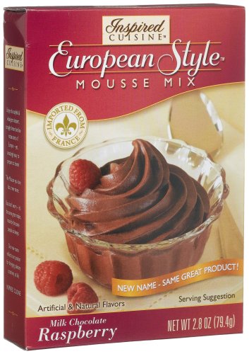 Inspired Cuisine Mousse Mix Chocolate Raspberry, 2.8 Ounce Boxes (Pack of 8) by Inspired Cuisine