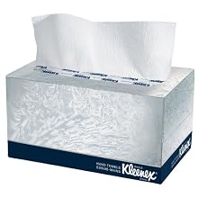 Kimberly-Clark Kleenex 01701 1-Ply Hand Towel, 10-1/2" Length x 9" Width, White (18 Cartons of 120)