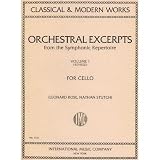 Orchestral Excerpts Volume 1 Cello edited by Leonard Rose and Nathan Stutch - International Music
