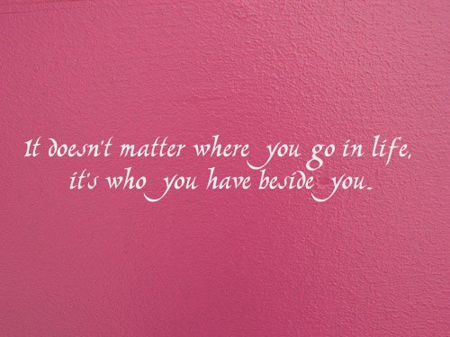 Beside You Vinyl Wall Decal Sticker Graphic Words