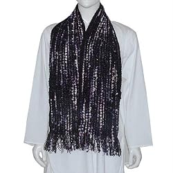 Mens Scarf Rayon Accessory Jacquard Design Muffler 9 x 64 inches (wsmf031)