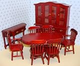 Review Alberon  / Dolls House Diningroom Mahogany style