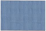 Extra Weave South Hampton 5-by-8-Foot Jute Latex-Backed Rug, Blue