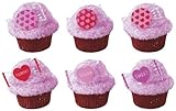 51wqHcDrw L. SL160  Cheap 12 Valentines Day Candy Sweets Cupcake Rings Cake Toppers