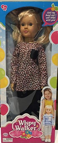 Wispy Walker Doll, Blue Eyes, Blonde Hair, Pink Leopard Print Blouse and Black Slacks