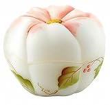 Fenton Art Glass - 2 1/2'' Opal Flower Trinket Box