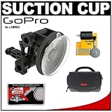GoPro Suction Cup Mount with Case + Accessory Kit for HD Helmet, HD Motorsp ....