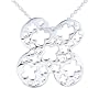Clover Pattern Sterling Silver Pendant Gifts For Women