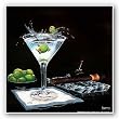 Olive Party II by Michael Godard 11.75"x11.75" Art Print Poster