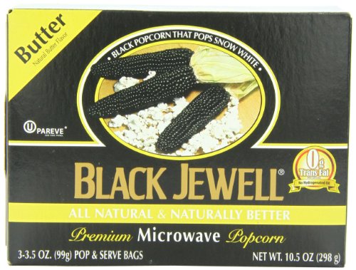 Black Jewell Popcorn, Microwavable,Butter 10.5 OZ