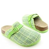 BETULA Jacky New Narrow Clogs Mules Green Womens