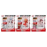 UCC ミルクコーヒー ヱヴァンゲリヲン新劇場版:Q特製フィギュア付セット 250g缶×3本入
