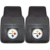 FANMATS NFL Pittsburgh Steelers Vinyl Heavy Duty Car Mat