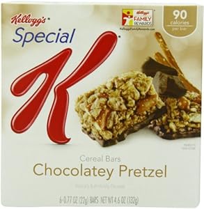 Special K Bars, Chocolatey Pretzel, 6-Count Bars Net Wt 4.6 Oz  (Pack of 6)
