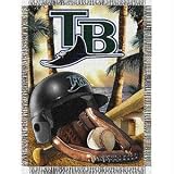 Tampa Bay Devil Rays MLB Woven Tapestry Throw (Home Field Advantage) (48x60)
