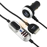 for iPod Monster iCarPlay FM Transmitter+Car Charger