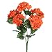 21" HYDRANGEA SILK WEDDING FLOWER BOUQUET BUSH ORANGE 032