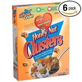 Honey Nut Clusters, 16.25-Ounce Boxes (Pack of 6)