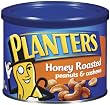 Planters Honey Roasted, Peanuts & Cashews, 10-Ounce Canisters (Pack of 4)