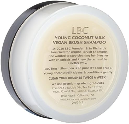 London Brush Company Vegan Solid Shampoo, English Lavender, 2 oz