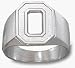 Ohio State Buckeyes O Men's Ring Size 11 - Sterling Silver Jewelry