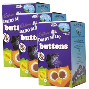Cadbury Egg Dairy Milk Buttons – 3 Pack
