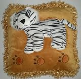 White Tiger Plush Pillow