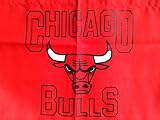 CHICAGO BULLS Window TAILORED VALANCE with LOGO (88" Wide x 14" Long)