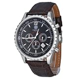Constantin Durmont Herren-Armbanuhr Aerotec CD-AERO-QZ-LT-STST-BK