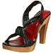 Diba Women's Daniela High Heel Sandal,Black,8.5 M US