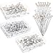 300 Pieces Corsages Pins Pearl Pins Wedding Floral Bouquet Pins Flower Pins Diamond Head Pins Straight Pins for Weddings Anniversary Flower Decoration Table Centerpieces, 3 Styles