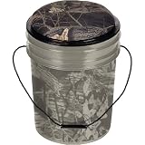 San Angelo Hunting Supplies Camo Bucket Seat w/Swivel Lid